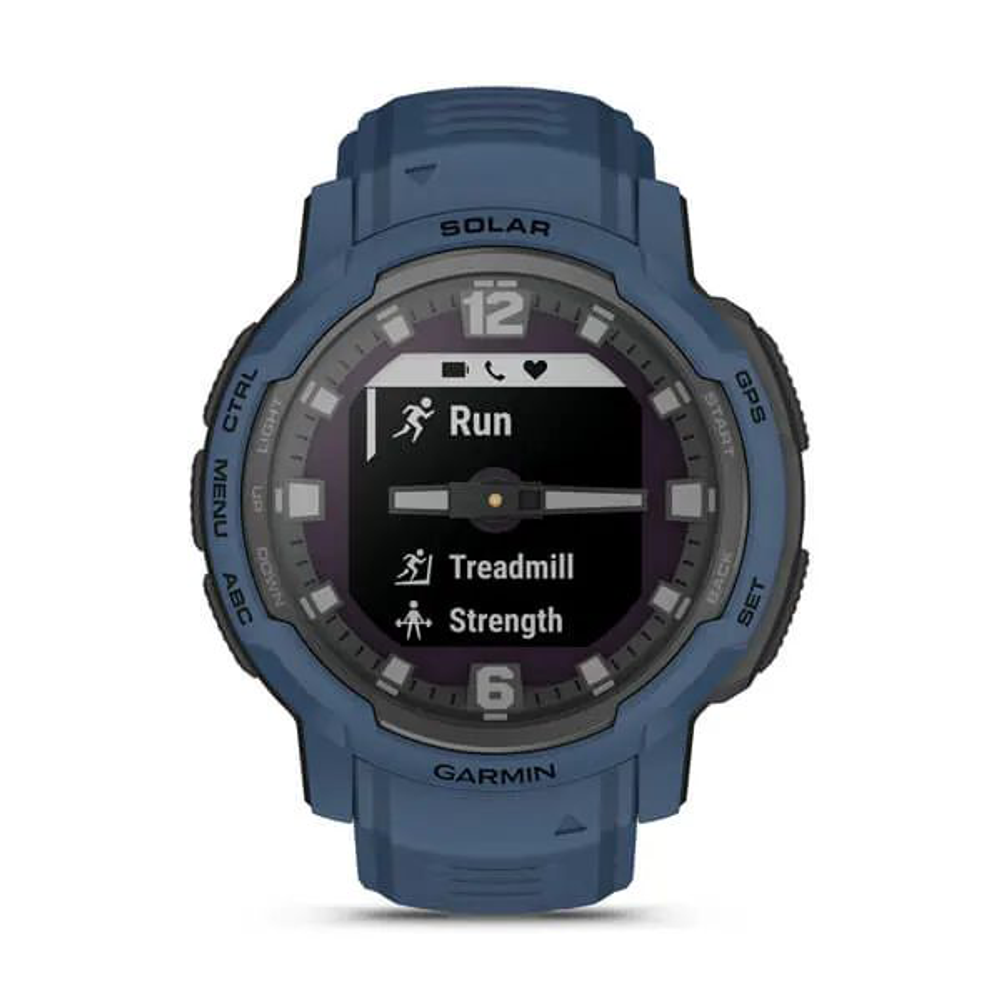 Умные часы Garmin Instinct Crossover Solar 45 мм синий