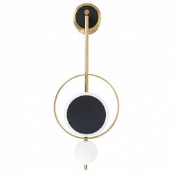 Настенный светильник Arte Lamp A2604AP-7BK