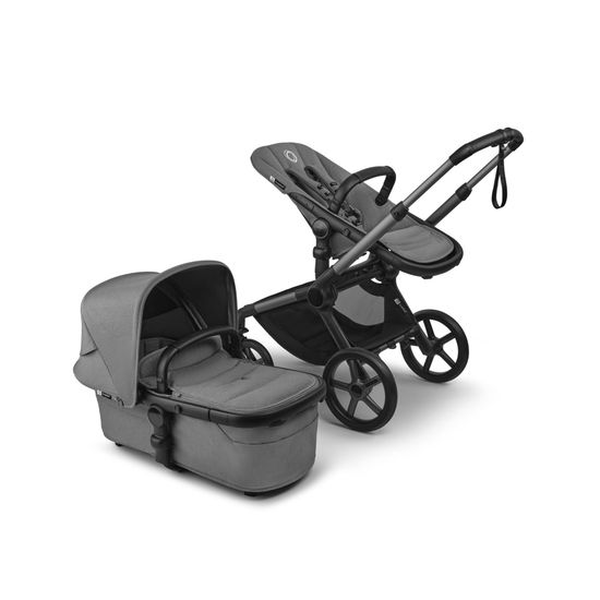 Коляска 2 в 1 Bugaboo Fox 5 Renew complete (Graphite/Moon grey/Moon Grey)