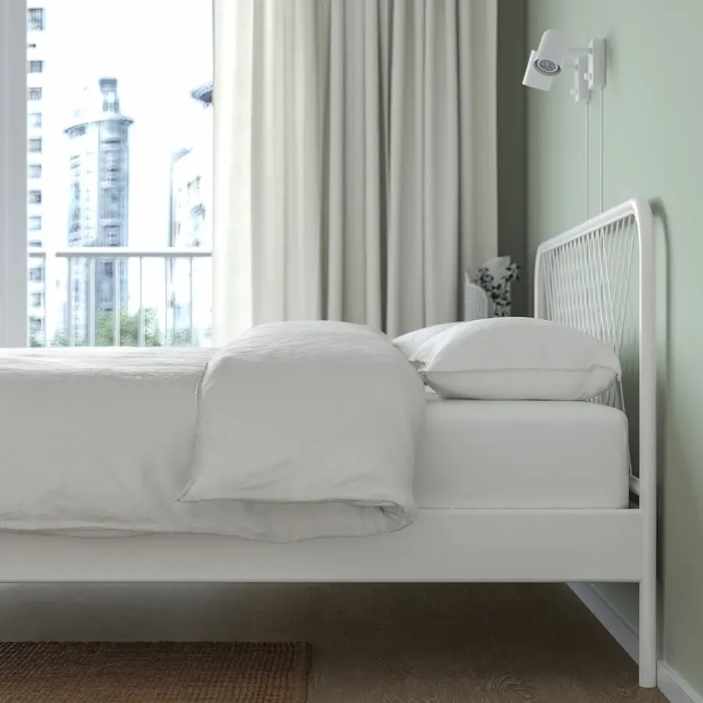 Каркас кровати - IKEA NESTTUN, 200х140 см, белый, НЕСТТУН ИКЕА