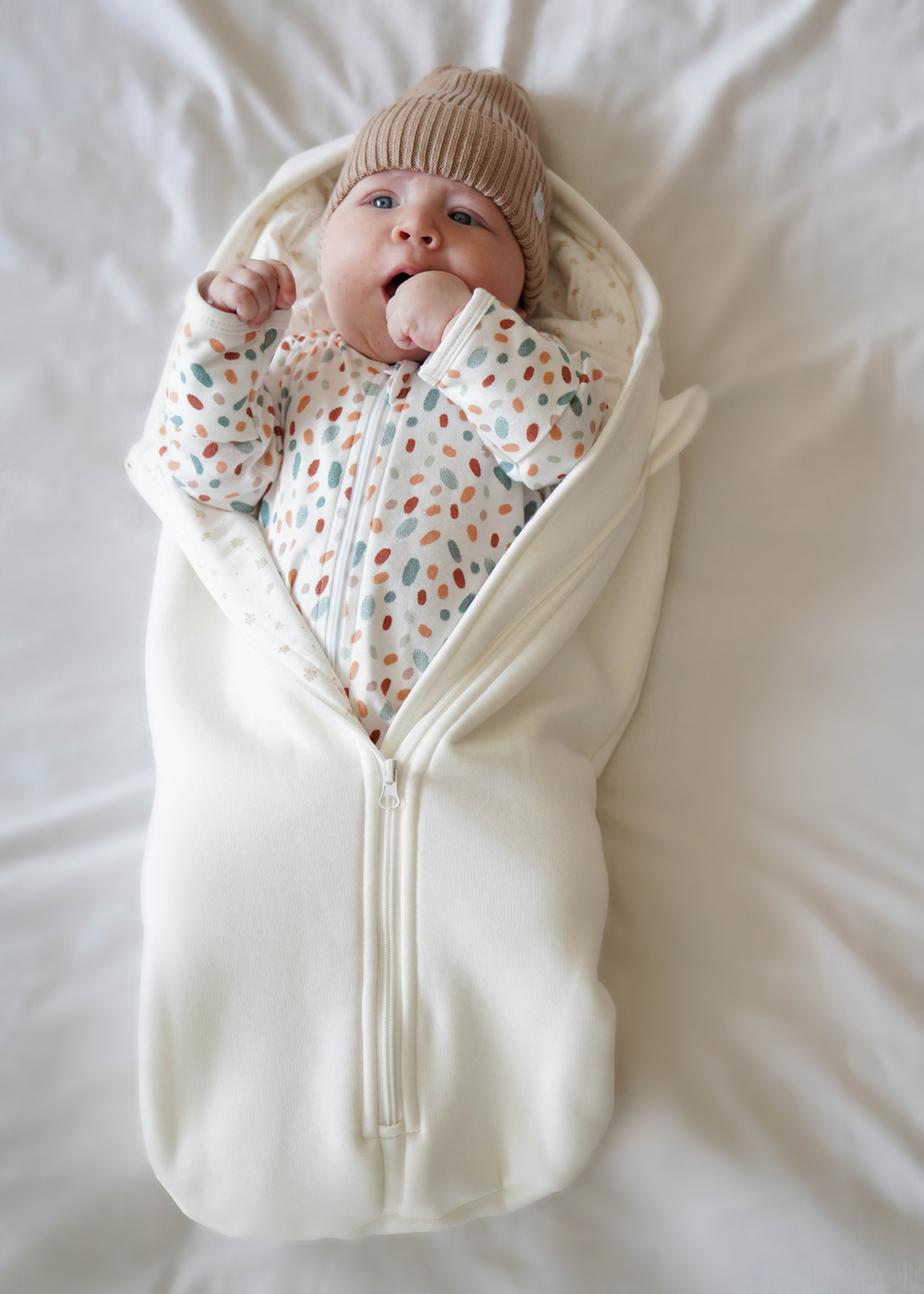 Кокон с капюшоном Cosy (экрю)