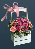 Верстак с розой пионовидной