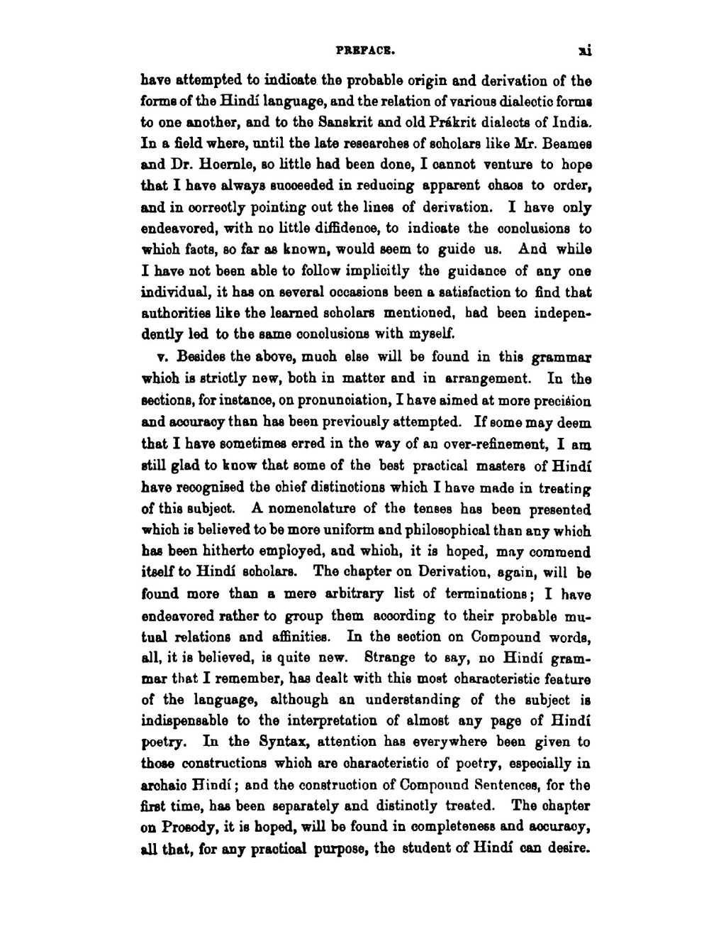 A Grammar of the Hindi Language. In Which Are Treated the Standard Hindí, Braj, and the Eastern Hindí of the Rámáyan of Tulsí Dás | Samuel Henry Kellogg