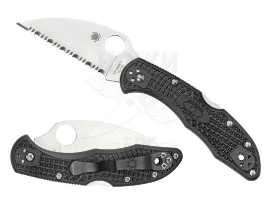 Складной нож Spyderco Delica 4 C11FSWCBK c клинком из стали VG-10, рукоять FRN