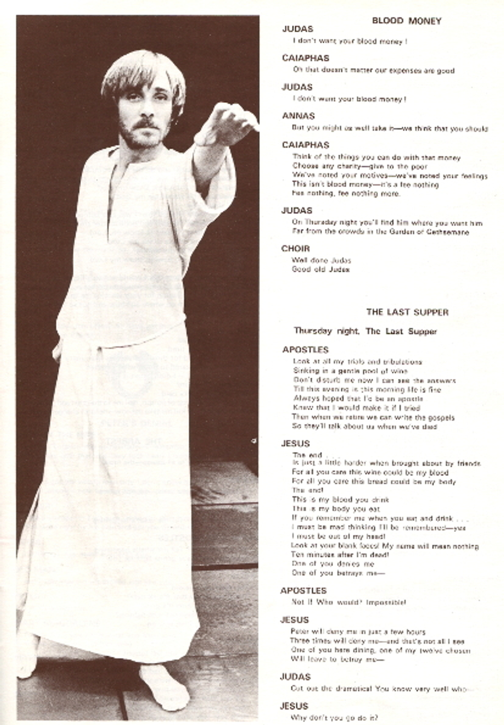 Jesus Christ Superstar: Souvenir Program And Libretto / Andrew Lloyd Webber, Tim Rice, Robert Stigwood
