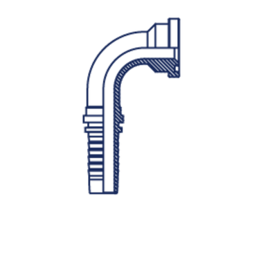 Фитинг DN 20 SFS 3/4 41.3 (90)