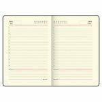 Ежедневник недатированный А5 (138х213 мм), BRAUBERG VISTA, под кожу, гибкий, 136 л., "Rose flower", 112016