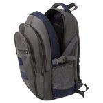 Рюкзак BRAUBERG "MainStream 2", 35 л, размер 45х32х19 см, ткань, серо-синий, 224446