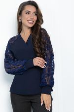 Блуза Эдеса (синяя) Б11335 LT Collection