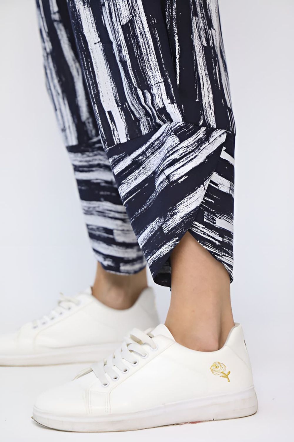 Брюки бохо (синие/полоска) Б13703-10М LT Collection