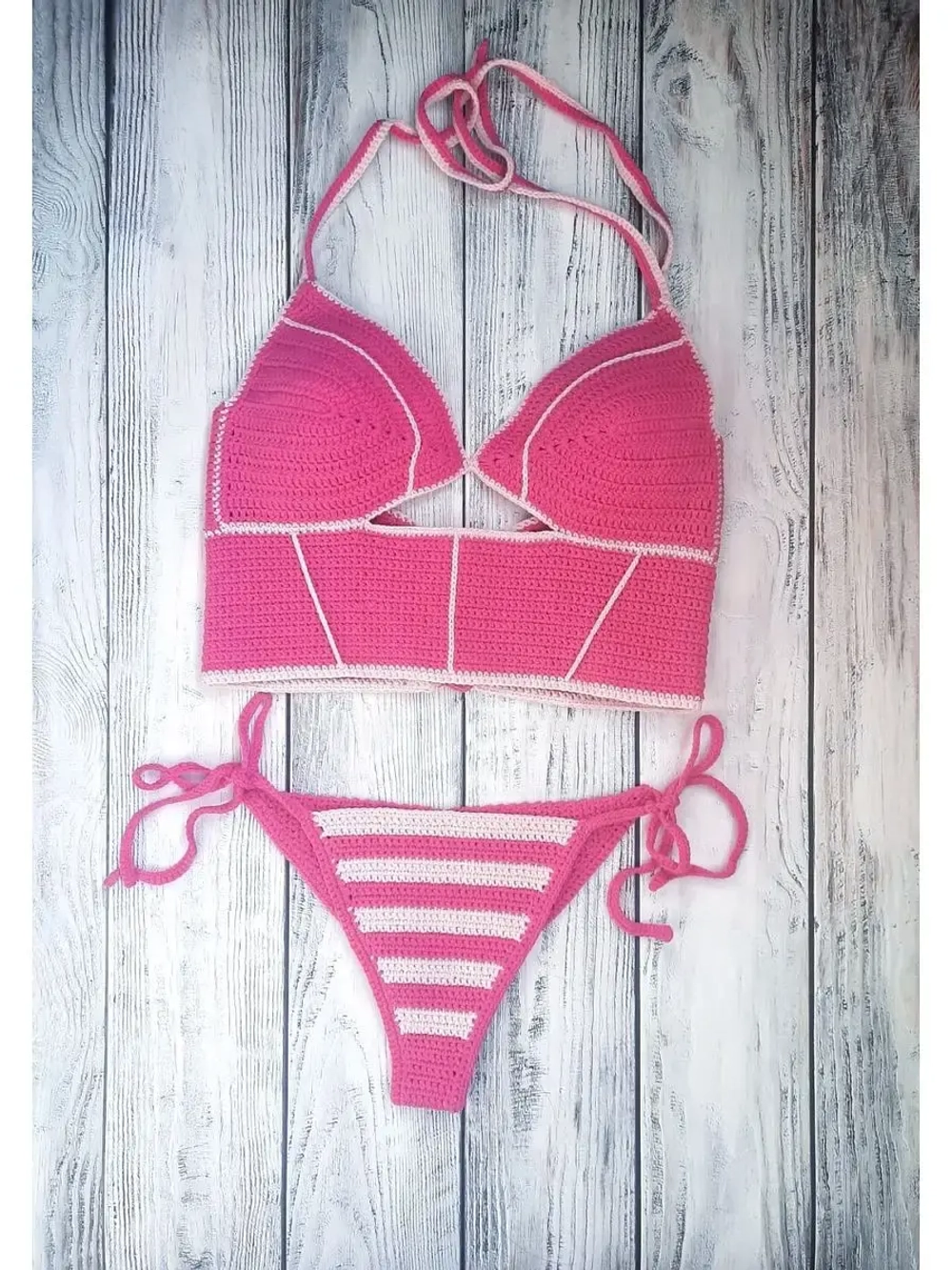 Вязаный купальник