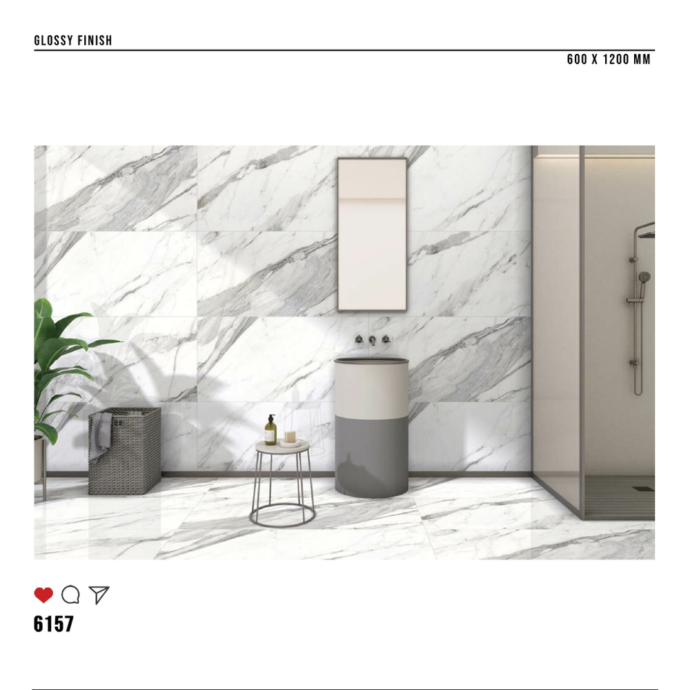 Керамогранит glossy №2 60х120, 6157