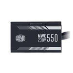 Блок питания CoolerMaster  550W, MWE 550 White 230V - V2, Non Modular, КПД 85%, MPE-5501-ACABW-EU