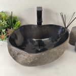 Раковина из речного камня RS-65455 44*37*15 0861
