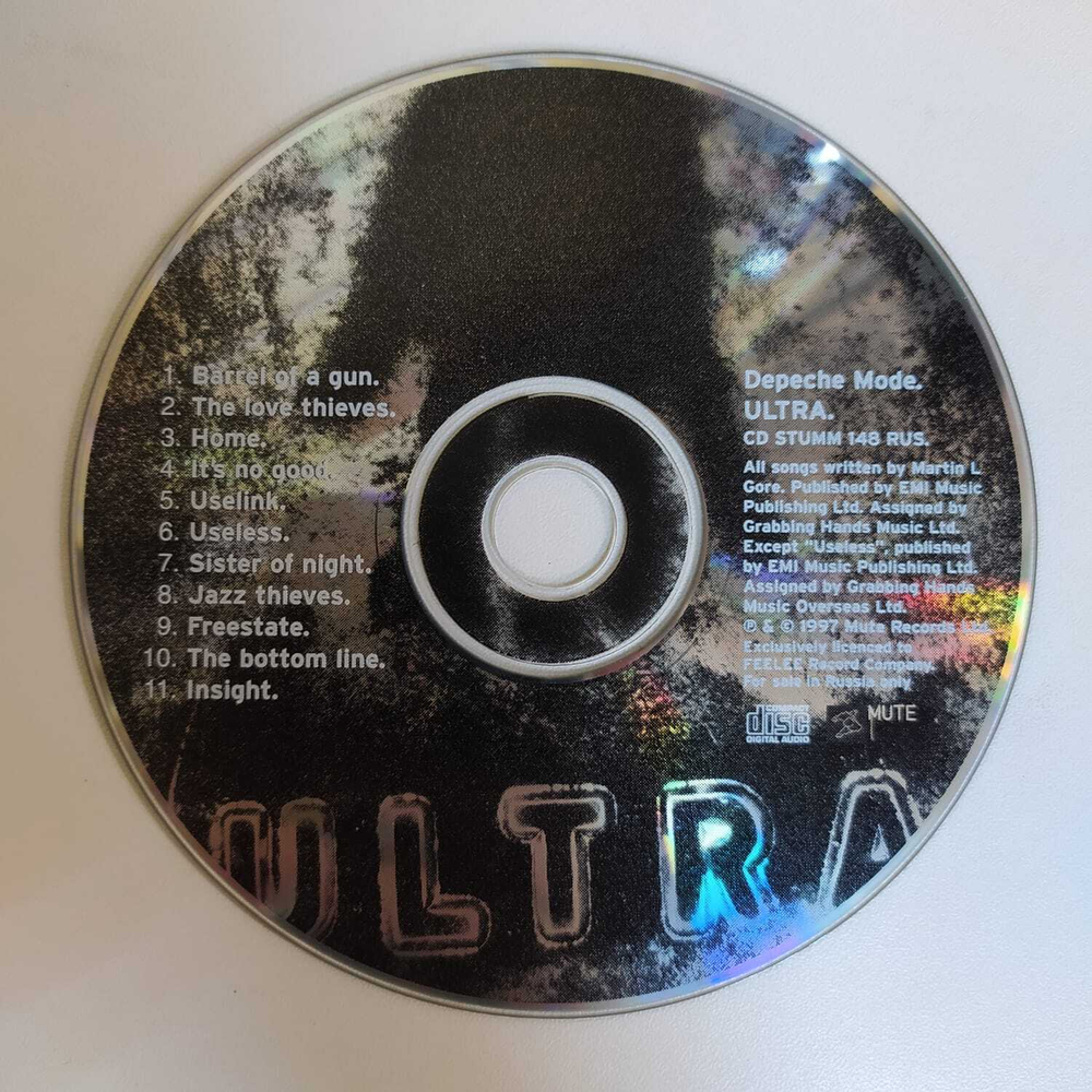 CD Depeche Mode - Ultra (Россия 1997г.)