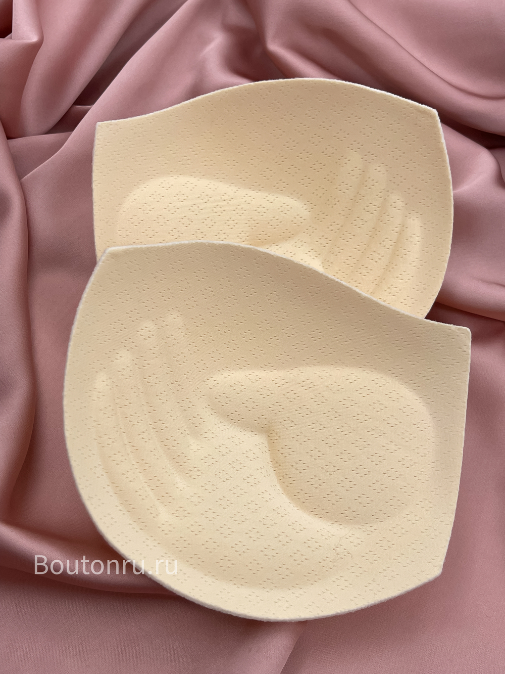 Чашки для бюстгальтера бежевые пуш-ап "Ладошки"
