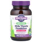 Oregon's Wild Harvest, органический расторопша и одуванчик, 90 органических веганских капсул