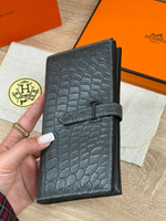 Кошелек Hermes из кожи крокодила