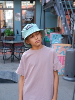 Панамка трикотажная подростковая ГРАФФИТИ (Св.изумруд)