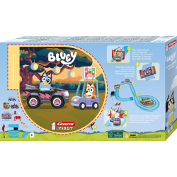 Carrera 1. First - Гоночная трасса BLUEY & BINGO Lets Go 2,9 м + 2 машинки 63055