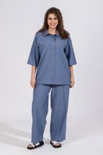 Блузка (рубашка) Тимьян-4 Виотекс СИНИЙ