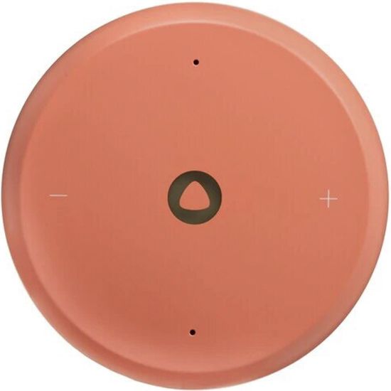 Умная колонка Яндекс Станция Лайт 2 с Алисой с часами Коралловый