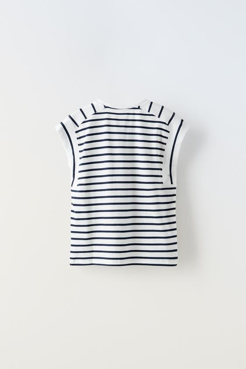 ZARA ФУТБОЛКА В ПОЛОСКУ С ХЛЯСТИКОМ, ПОЛОСКИ