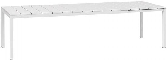 Стол пластиковый раздвижной Rio 210 Extensibile белый Nardi Италия