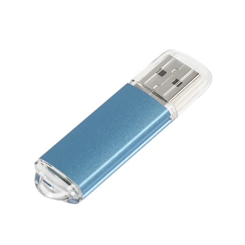 USB Флешка 4GB SmartBuy V-Cut, USB 2.0, синяя