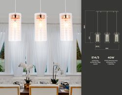 Ambrella Подвесной светильник с хрусталем Traditional TR3663