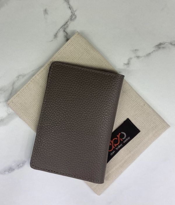 Кожаная обложка для паспорта DBR 15-38 тауп