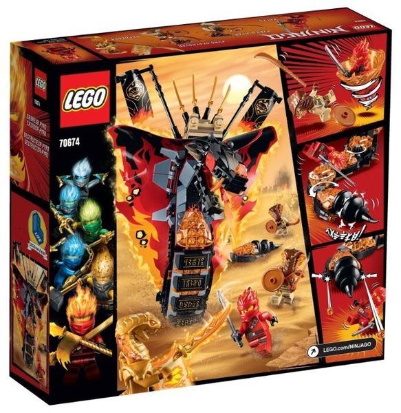 Конструктор LEGO Ninjago 70674 Огненный кинжал