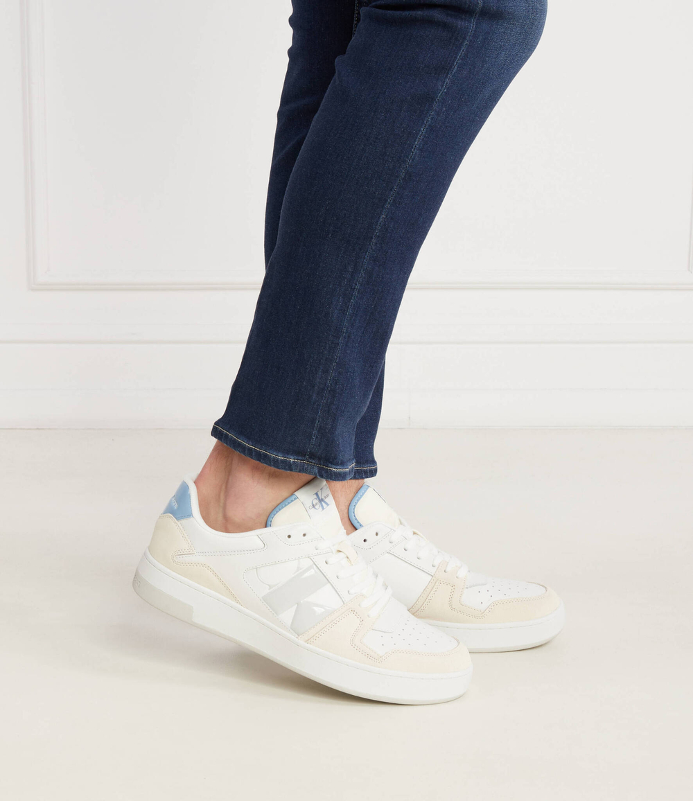 Кожаные кроссовки CALVIN KLEIN JEANS - белый(YM0YM00933)