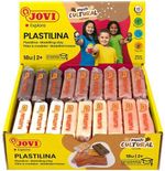 Пластилин JOVI (Испания), набор, 8 цветов, 200 г, 12 форм, 3 стека, скалка, пластиковый чемодан, 230