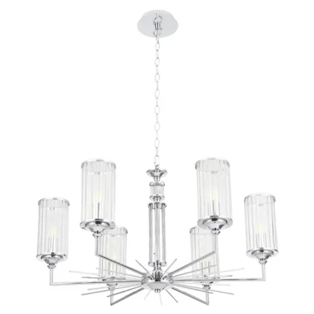 Подвесная люстра Crystal Lux GLORIA SP6 CHROME