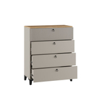 Комод Ника "Кашемир", для одежды, с ящиками, белый,6x41 см