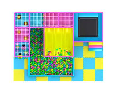 Детский игровой лабиринт «Джунгли ждут!», 7,5*5,03*2,8 м