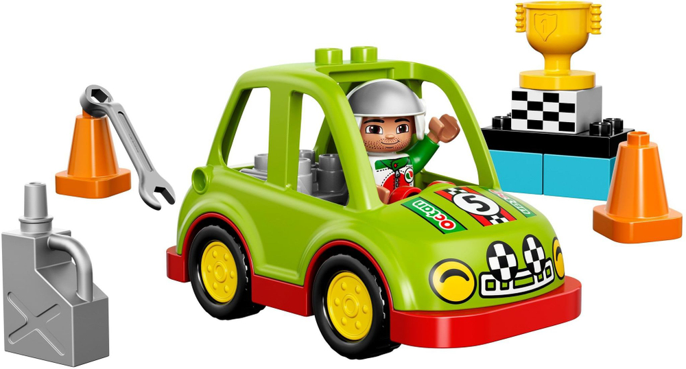 LEGO Duplo: Гоночный автомобиль 10589 — Rally Car — Лего Дупло