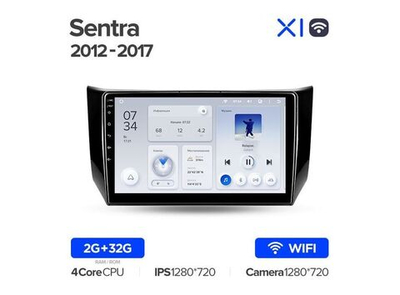 Магнитола Teyes X1 2-32 Wi-Fi Nissan Sentra B17 2012 — 2017 10.2"