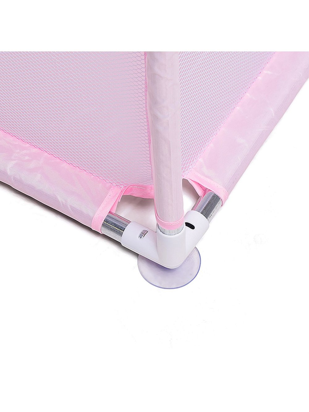 Манеж детский квадратный 128*128*65см цвет розовый (M12-3)