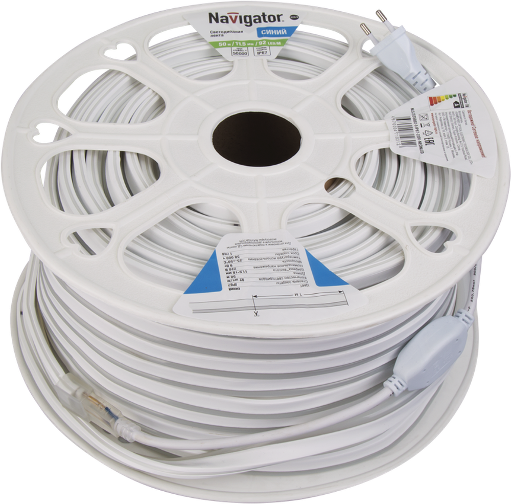 СД Лента Navigator 71 931 NLS-2835B92-9-IP67-220V-NEONLED R20