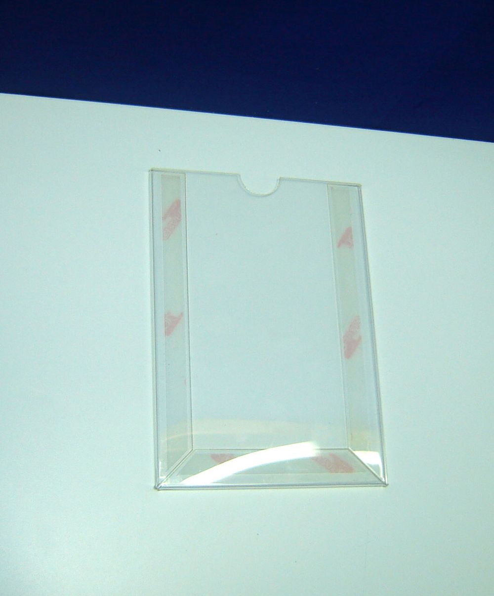 Карман информационный КП№1П верт А6+скотч