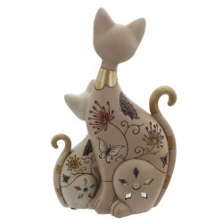 GAEM Фигурка декоративная "Кошка с котенком", L16 W7,5 H26,5 см