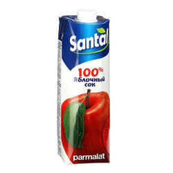 Сок яблочный «SANTAL» - 1 л