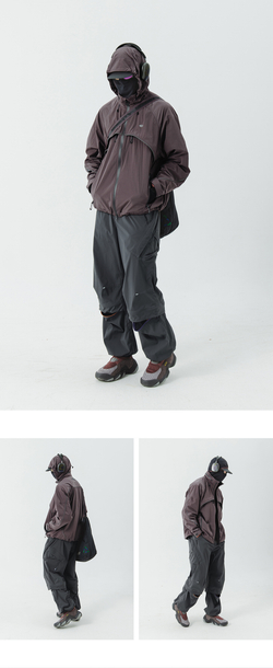 Куртка Nothomme Blue Reflective Stand-Up Cycling Jacket Purple