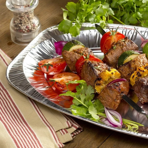 Алюминиевый поднос, 430 х 275 мм, 1785 мл (30шт /120шт)