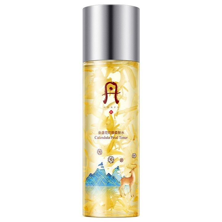 Тонер для лица Hoafs Calendula Petal Toner с экстрактом календулы, ромашки, алоэ, женьшеня 120 мл