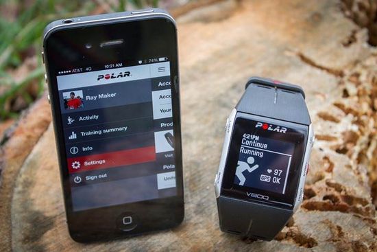 Пульсометр для фитнеса Polar V800 HR Black