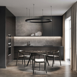 Slim Magnetic Накладной радиусный шинопровод черный ⌀ 1200мм 85161/00 85161/00