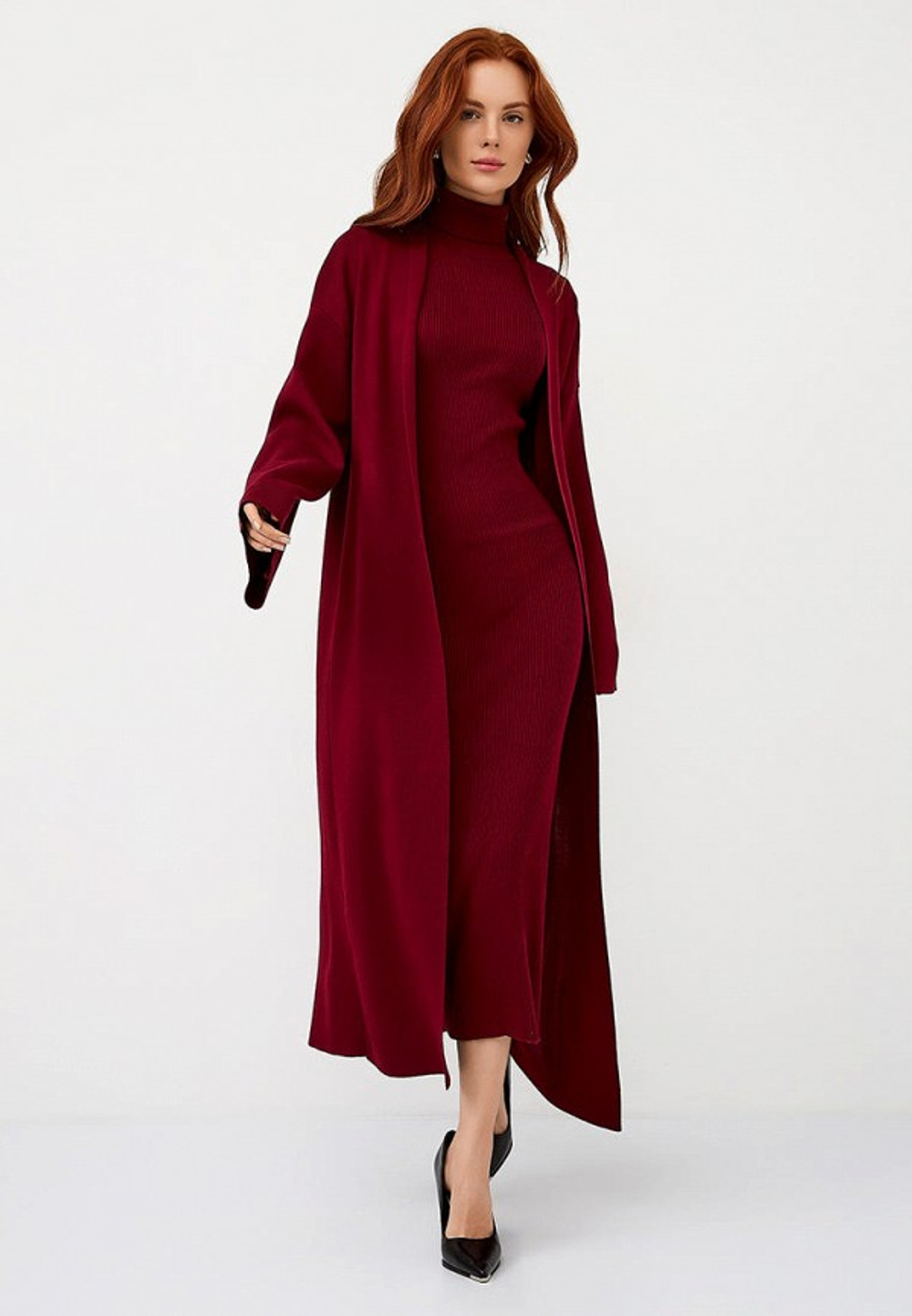 Кардиган длинный оверсайз